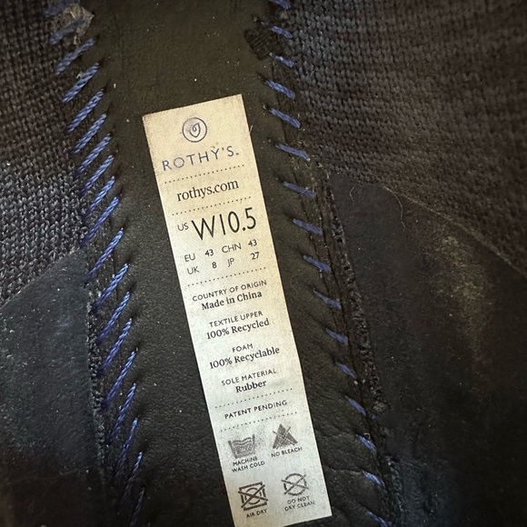 Rothy’s Retired Rare Navy Heather Loafers - Picture 6 of 6